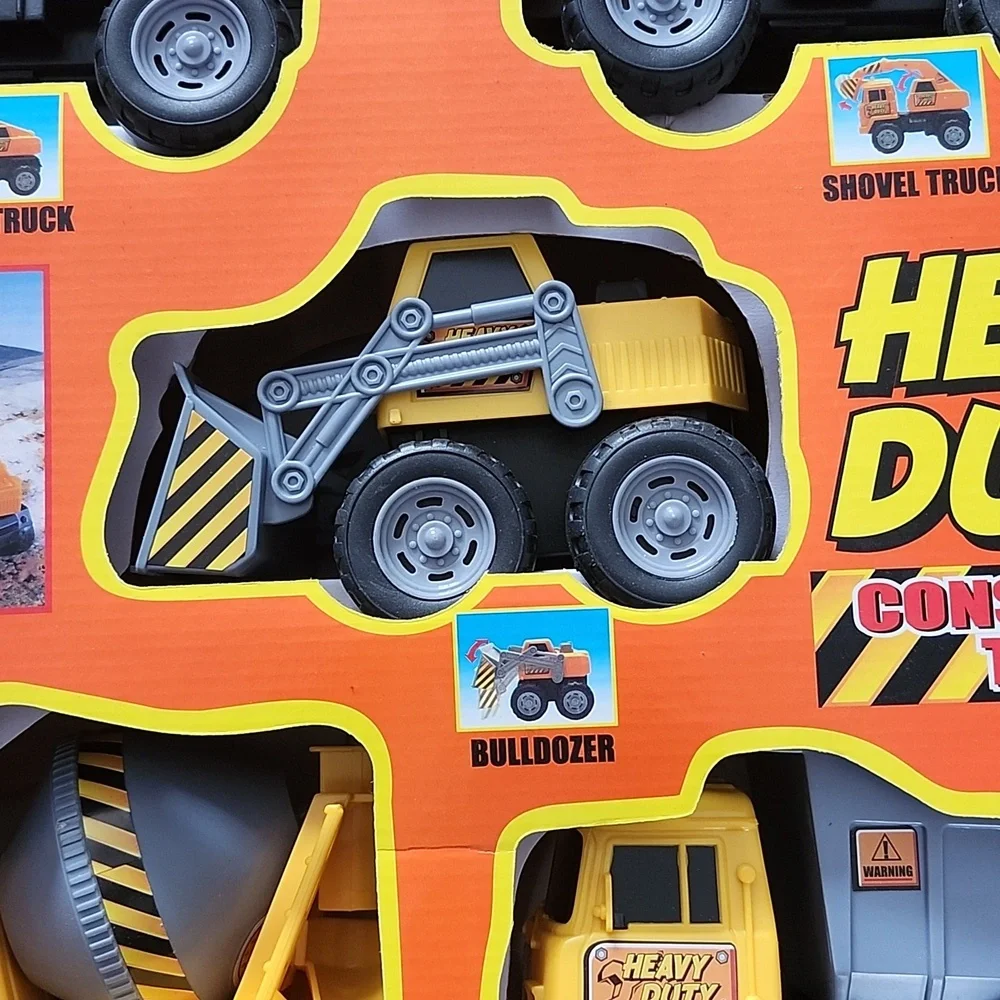 Kmart heavy duty construction friction cement mixer bulldozer dump shovel crane